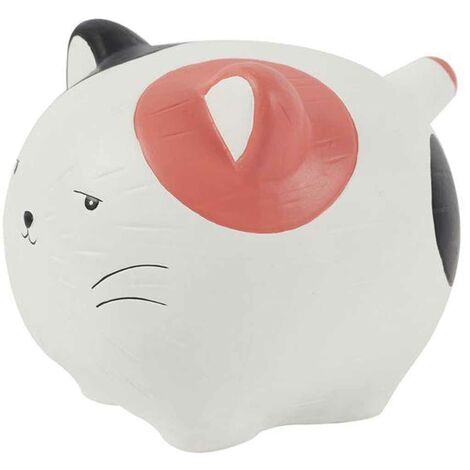 Tirelire Chat Kawaii en céramique 11 cm
