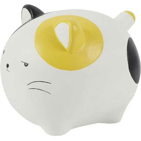 Tirelire Chat Kawaii en céramique 13 cm
