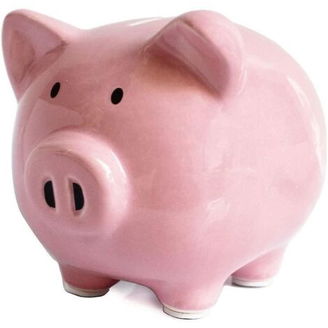 Tirelire cochon classique et mignonne, mini et petite, un cadeau unique et parfait, décoration pour chambre d'enfant