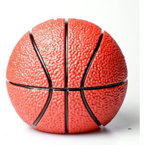 Tirelire de basketball pour garçon, 15 cm, tirelire créative, incassable, comme idée de cadeau pour Noël, anniversaire et fête, décoration de table pratique