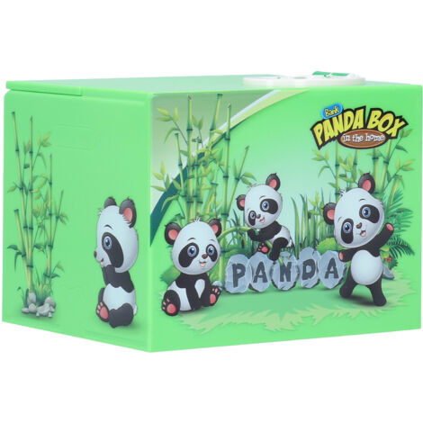 Tirelire Électrique Panda Mignon pour Enfants - Boîte à Pièces Animale Interactive