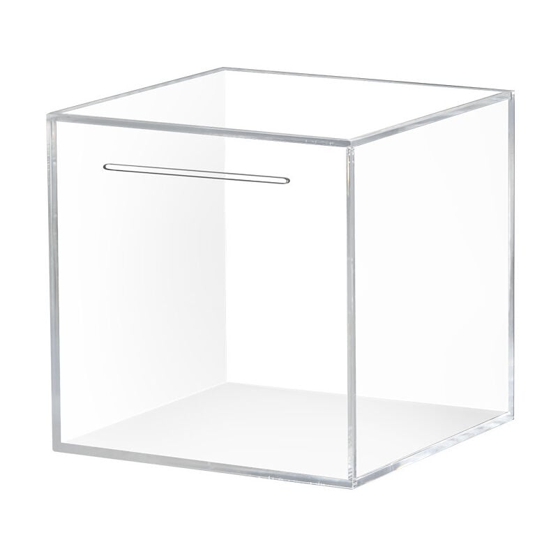 Shining House - Tirelire en Acrylique, Tirelire Transparente, des Gamins Tirelires Qui Ne Souvre Pas, Tirelire Enfant Adulte Filles Garçons Cadeau