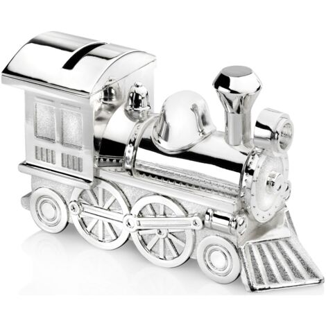 Tirelire en argent pour enfants, cadeau de locomotive élégant Taille: 54x147x85 mm UGS : ZV6752261