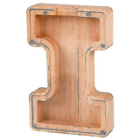Tirelire en bois alphabet pour enfants