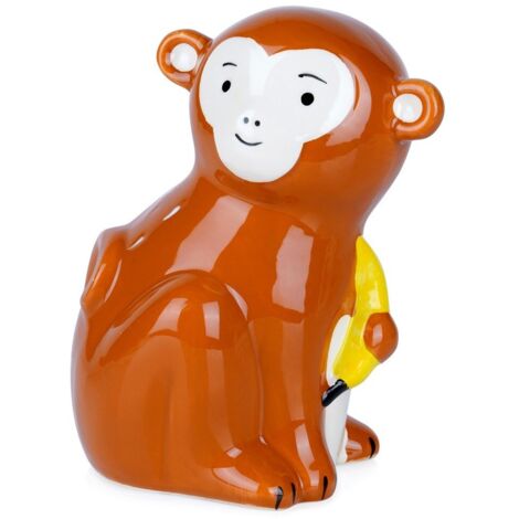 Tirelire en ceramique en forme de singe