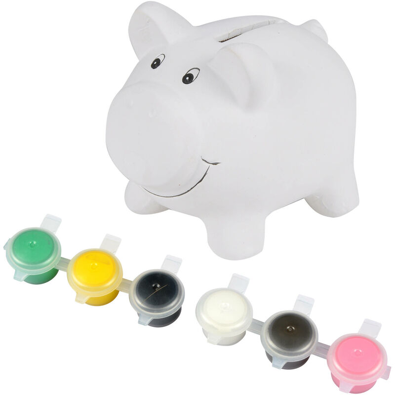 Homea - Tirelire en céramique pour peinture à la main