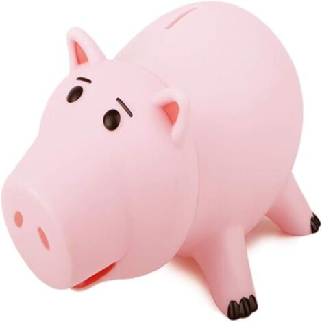 Tirelire en plastique rose en forme de cochon pour enfants, cadeau de Noël ou d'anniversaire, avec boîte A-pink