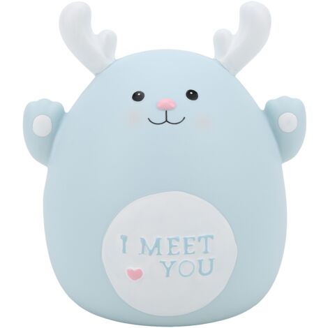 Tirelire Enfant Mignonne en Forme de Cerf, Cadeau Anniversaire Jouet Éducatif Épargne pour Filles et Garçons