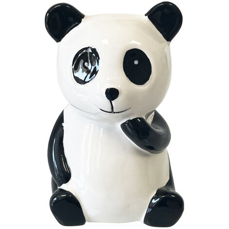 Tirelire panda en céramique 16 cm
