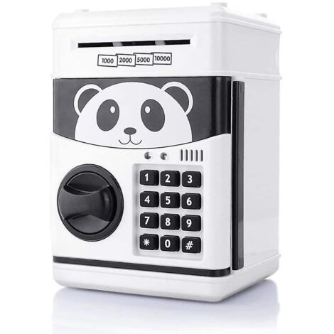 Tirelire pour enfants 2024, tirelire électronique, jouet cadeau pour enfants, tirelire à défilement automatique en papier pour économiser de l'argent