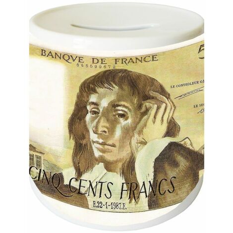 Tirelire ronde 500 Francs par Cbkreation