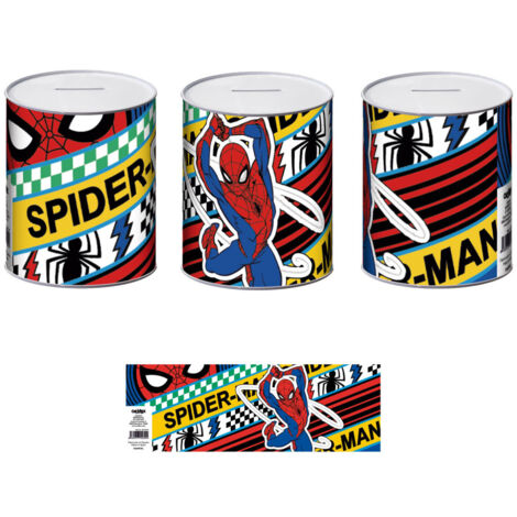 Tirelire - Spiderman - Taille M - 10x10x12 cm
