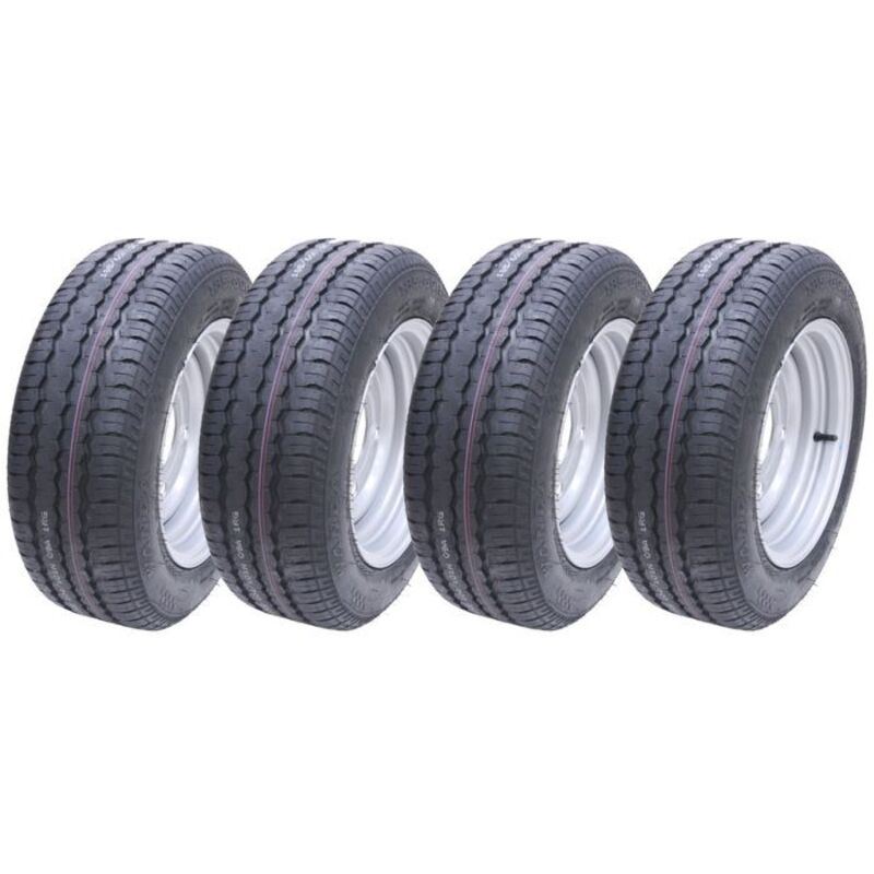 Tires - PARNELLS - 4-185/60 R12C - 5 studs - 112mm - Trailer