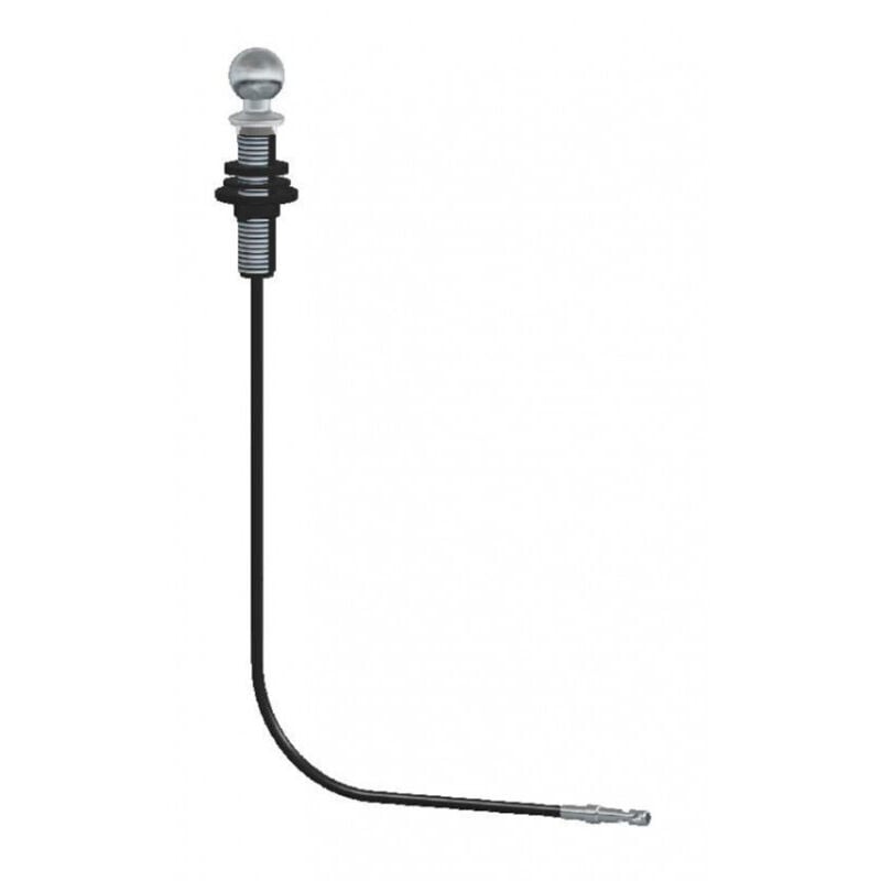Tirette en laiton chromé sphérique avec câble 560 mm pour bonde d'évier automatique