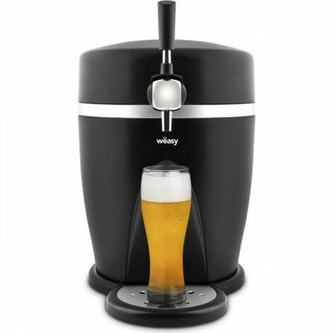 Tireuse à bière PINT568 – Capacité 5L – Température réglable 3°C à 6°C – Compatible fûts pressurisés – Système de refroidissement intégré – Weasy