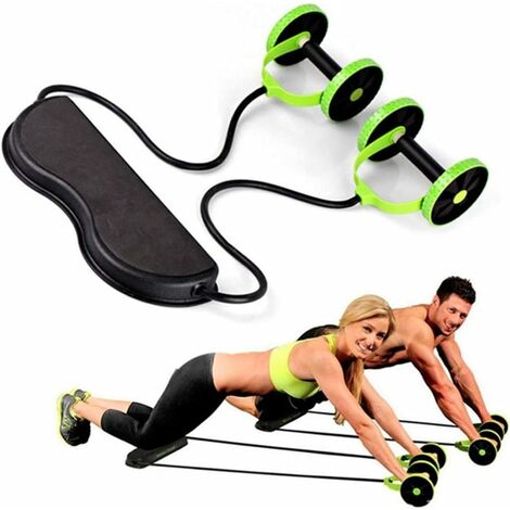 Tirez la Roue Musculaire Abdominale, Outil de Corde de résistance élastique Abdominale, Machine de Musculation, renforcez, tonifiez Vos abdominaux, Le Noyau, Les Bras, Le Dos LangRay