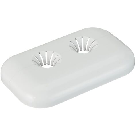 TIRINNANZI Rosone Apribile Due Pezzi Plastica Bianco Interasse 35mm - 432600PB