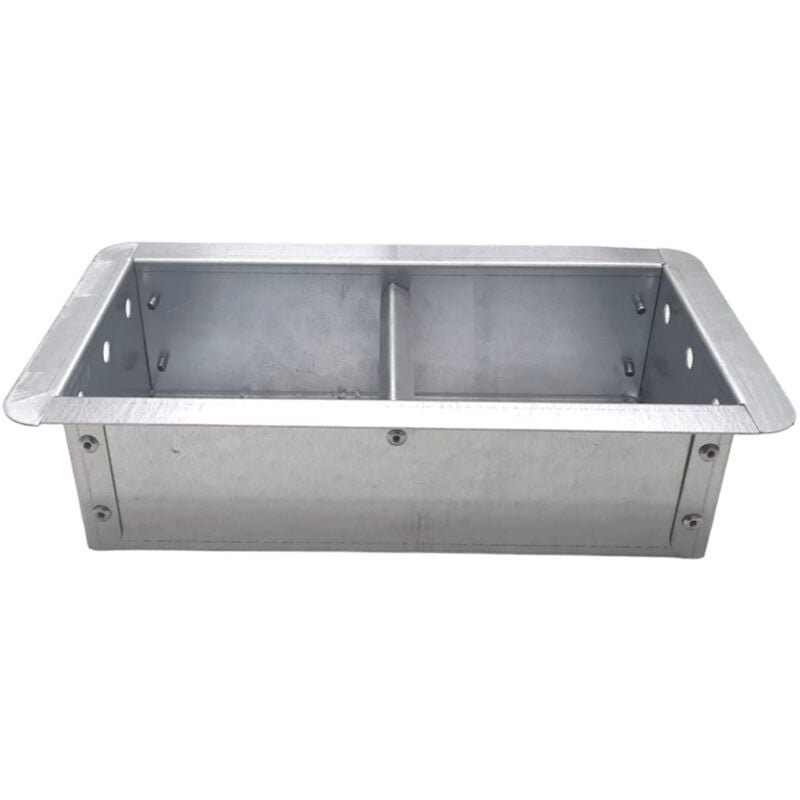 Fonderia Bongiovanni - Tiroir à cendres pour cheminée 30x16x8 h cm pour poêle domestique en tôle galvanisée