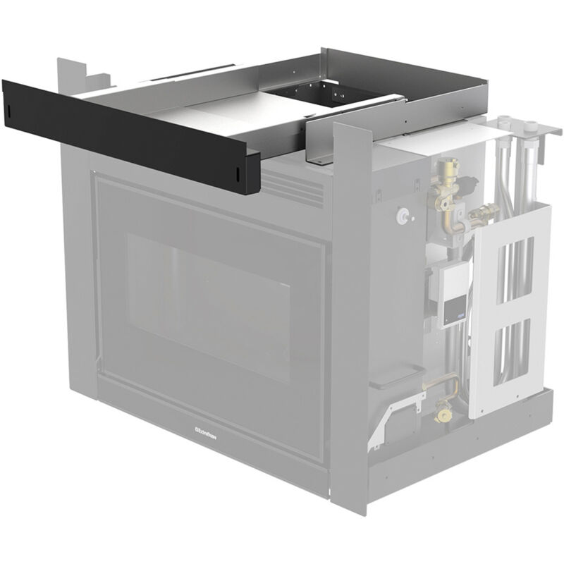 La Nordica - Tiroir frontal de chargement des pellets pour insert Comfort Idro L80 en tole galvanise'e avec glissie'res et bute'es de verrouillage