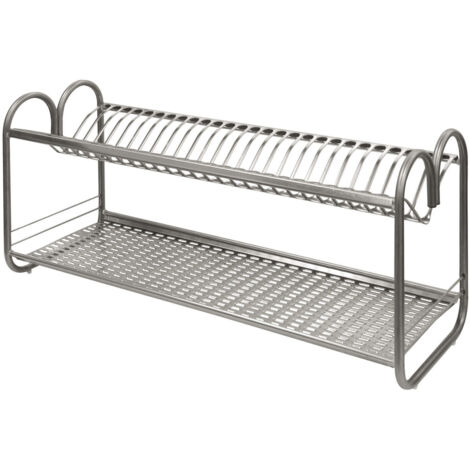 TIROIR A VAISSELLE INOX AVEC SUPPORTS LATERAUX 70 CM