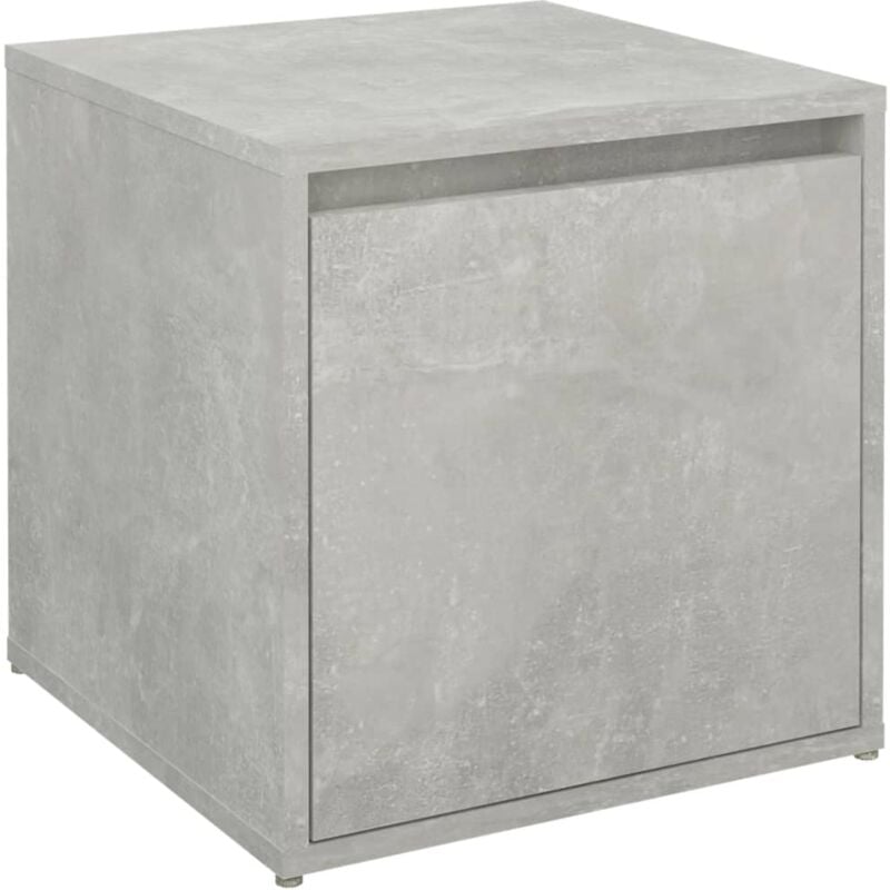 Vidaxl - Tiroir boîte Gris béton 40,5x40x40 cm Bois d'ingénierie