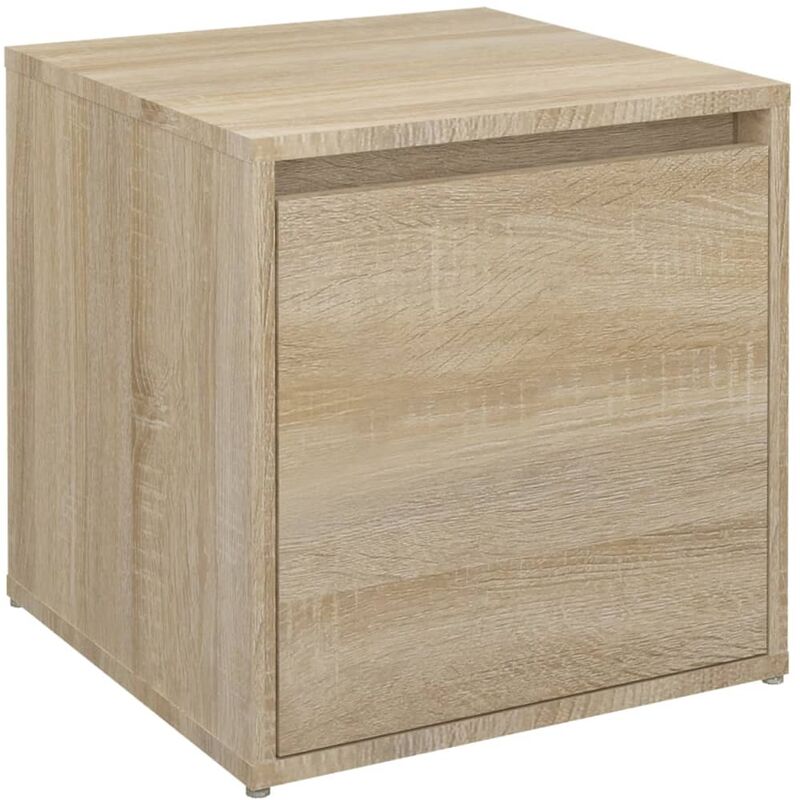 Tiroir boîte Chêne sonoma 40,5x40x40 cm Bois d'ingénierie vidaXL