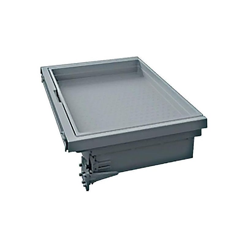 Hettich - Tiroir casserolier grand volume sous-four - hauteur de plinthe 100 mm - profondeur 470 mm - largeur ext caisson 600 mm