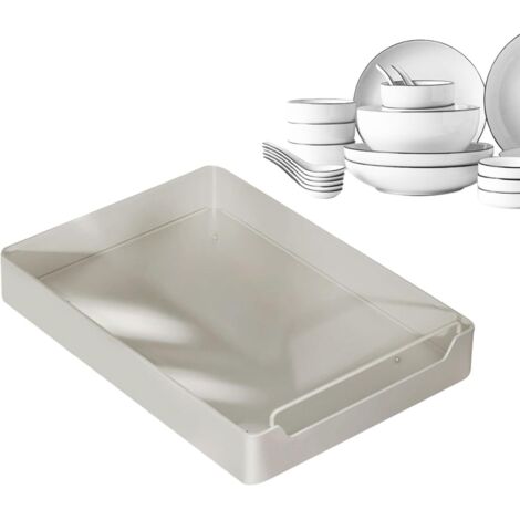 Tiroir d'armoire de cuisine extensible, organiseur placard tiroirs coulissants 20 cm, amovible stable et durable, organisateur porte coulissante -