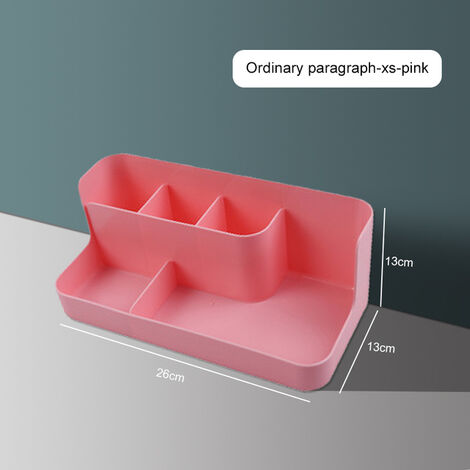 Tiroir de grande capacité pour rangement de maquillage et cosmétique, organisateur due produits étui de beauté, soins de la peau, et rouge à lèvres, pour salle de bain,Pink XS