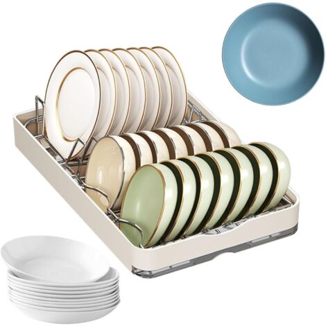 Tiroir de placard extensible, tiroirs extensibles pour armoire cuisine, égouttoir à vaisselle extensible avec - Organiseur tiroir salle bain, salon