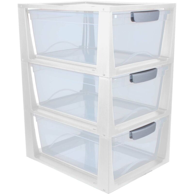 Tiroir de rangement empilable Omega 11L (lot de 3)