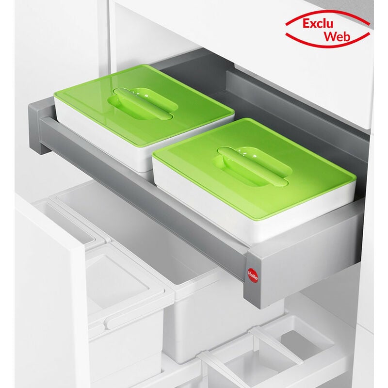 Hailo - Tiroir de rangement encastrable sous évier On Top System