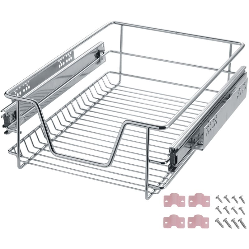Tiroir de rangement téléscopique Chromé