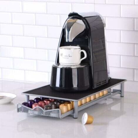 Tiroir de stockage de capsules, porte-capsules de café, capacité de 44 capsules, porte-capsules de cuisine