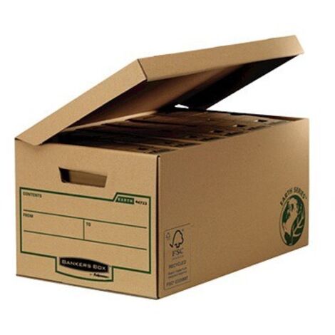 Tiroir fellowes carton recyclé pour le stockage des classeurs capacidad 6 boîtes d’archives 80 mm