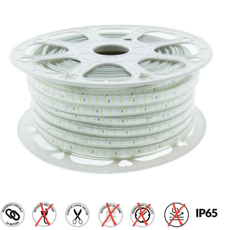Tiroir Led 220Vac Smd2835 Arast 14,4W/m- 50 Métros 4500K - Ledme - LM2315