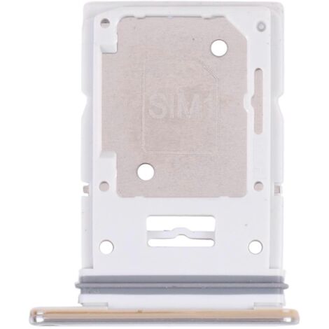 Tiroir pour carte SIM compatible avec Samsung Galaxy A53 5G SM-A536B + Tiroir pour carte SIM / Tiroir pour carte micro SD (blanc)