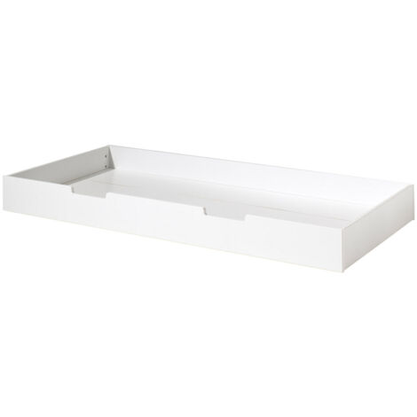 Tiroir pour lit cabane 90x200 cm blanc