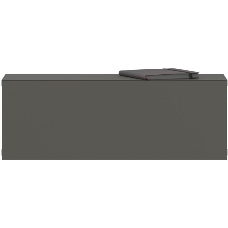 Idimex - Tiroir suspendu thala, en bois - Gris