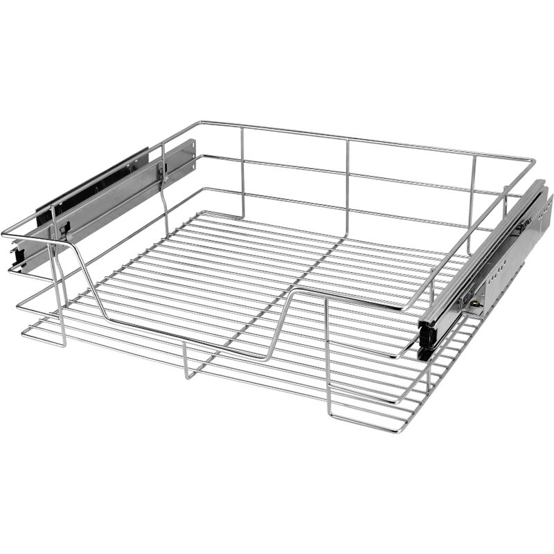 Tiroir télescopique de rangement pour armoire cuisine réfrigérateur 30cm/40cm/50cm/60cm pour une largeur d'armoire de 60 cm