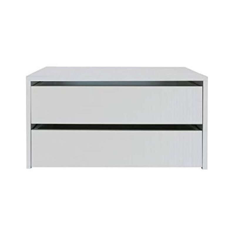 Tiroirs intérieurs pour armoire frêne blanc 85,5x45x50H cm - Milleidee