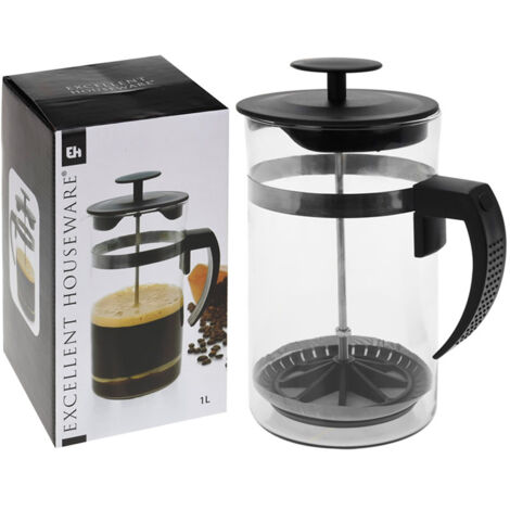 TISANERA EMBOLO VIDRIO 1 L