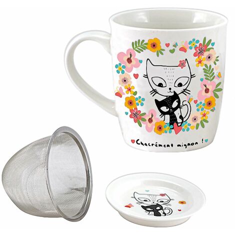 Tisanière Springy en porcelaine avec infuseur