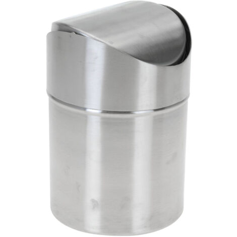 Tisch Abfalleimer 1 Liter Edelstahl-A12210370