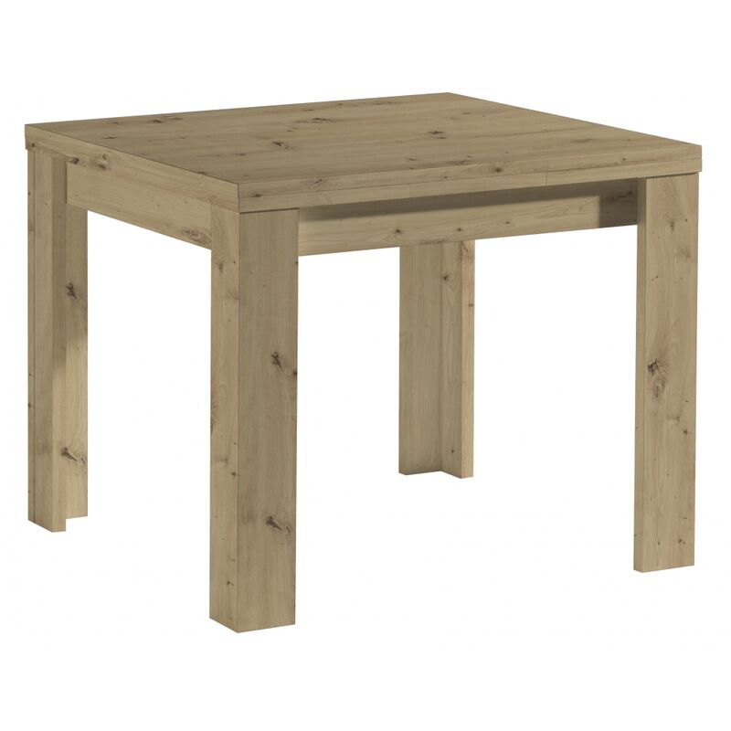 Tisch Esstisch Auszugstisch Küchentisch Funktionstisch ausziehbar MONZI Asteiche Eiche Nb. 80 x 60 c-'SW15669'