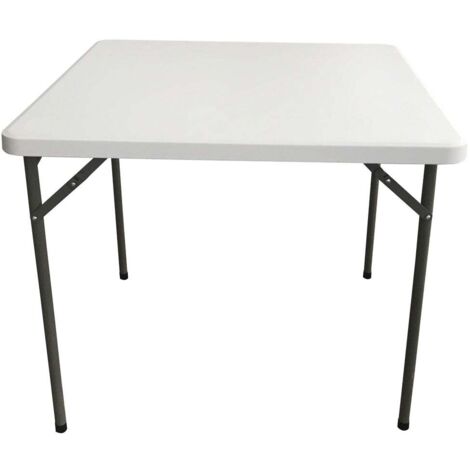 Tisch faltbar weiß 86x86x74 cm