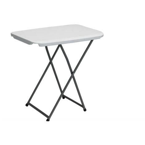 Tisch klappbar weiß 75x50x(56-73) cm