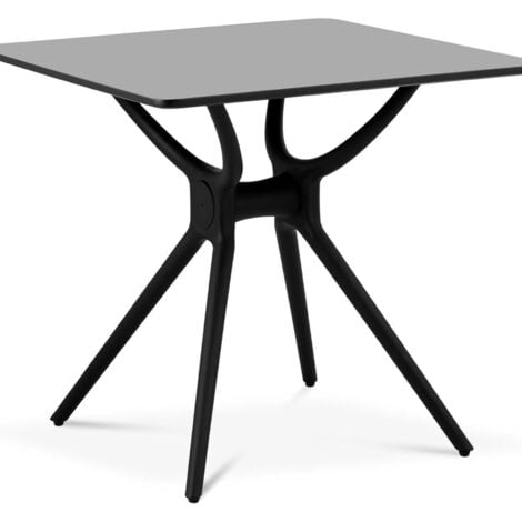 FROMM & STARCK Tisch quadratischer Tisch für Heimbüro, universell, max. 150 kg, 80 x 80 cm, SCHWARZ