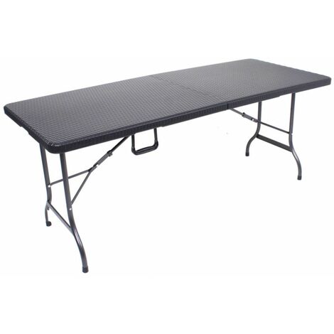 Tisch VENTANA 180cm Kunststoff klappbar Gartentisch mit Tragegriff