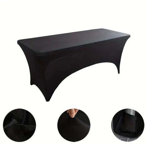 Tischdecke aus Spandex, universelle Stretch-Tischdecke, Schutzhülle für Gartenmöbel (8 Fuß (244 x 75 x 75 cm))